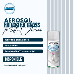Aerosol Efecto Esmerilado Transparente Rust-Oleum x 312 gramos