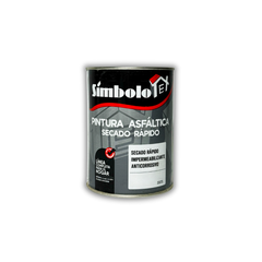 Pintura Asfáltica Petrosan Símbolo-Tex x 10 litros