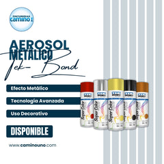 Aerosol Metálico Tek Bond X 350 mililitros