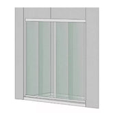 Mampara para baño 6MM 4 hojas Anodizado / Colores