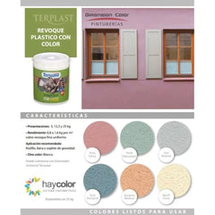 Terplast Revoque Plástico x 25 Kilos