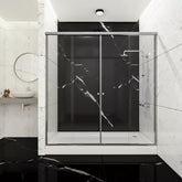 Mampara para baño 6MM 4 hojas Anodizado / Colores