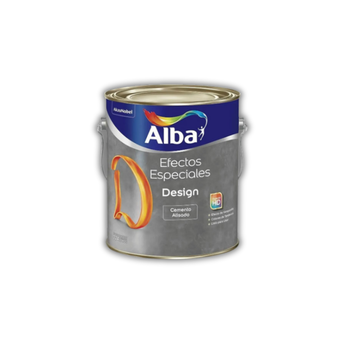 Base Design Efecto Cemento Alba x 3.24 litros