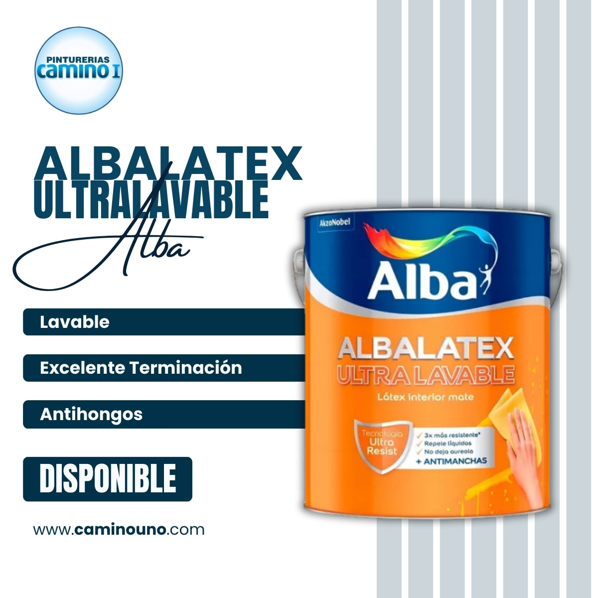 Albalatex Ultralavable x 01 litros