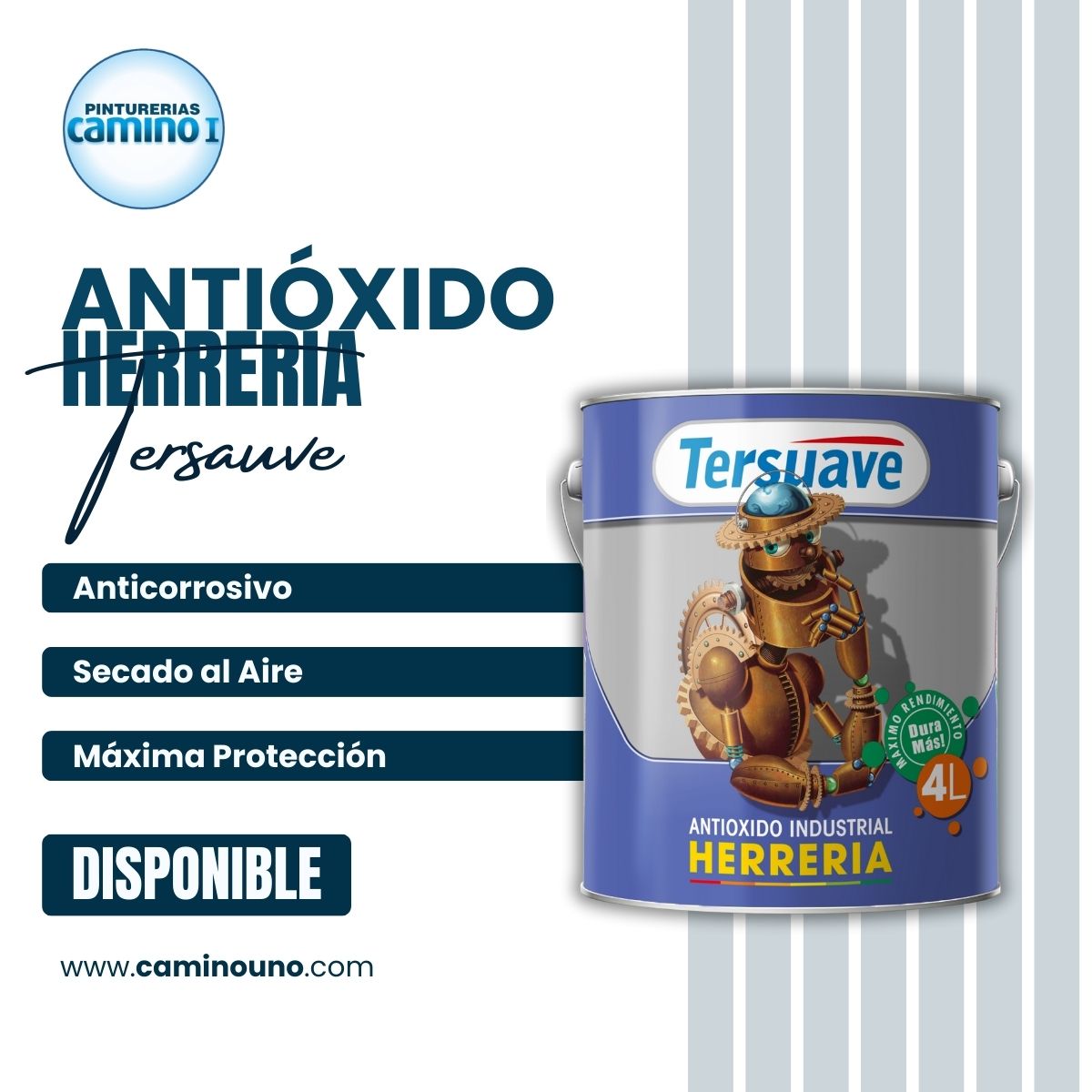 Fondo para Herreria Tersuave x 04 litros
