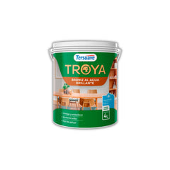 Troya Barniz al Agua Brillante Tersuave x 04 litros