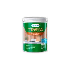 Troya Barniz al Agua Satinado Tersuave x 01 litros