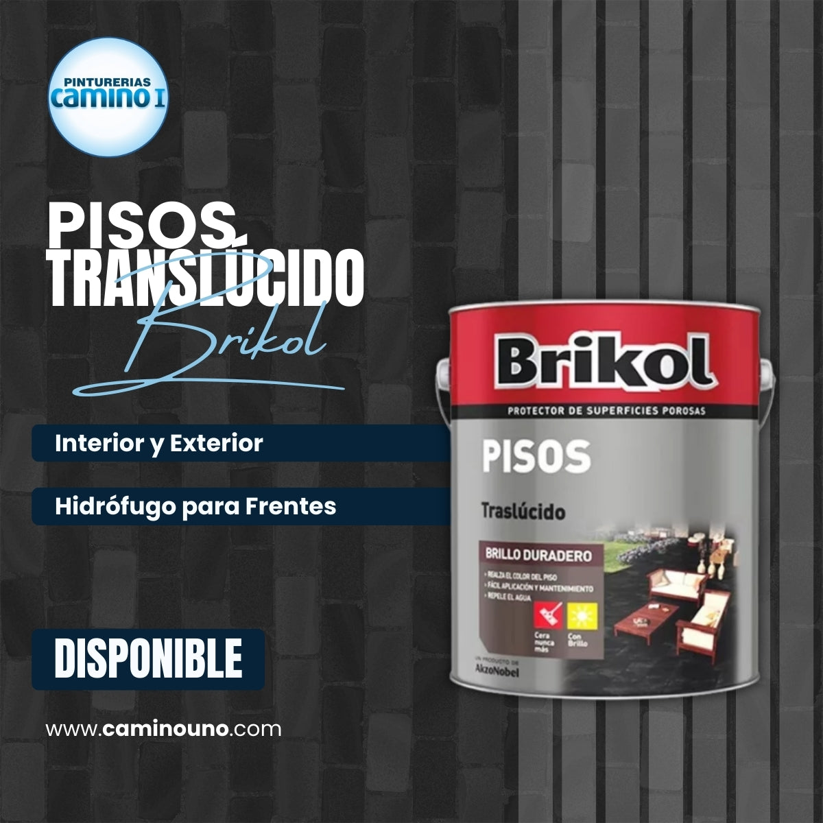 Brikol Piso Traslucido x 01 litros