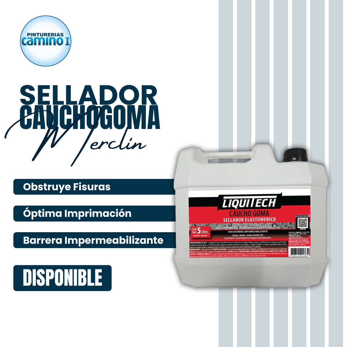Sellador Elastomérico CauchoGoma x 04 litros