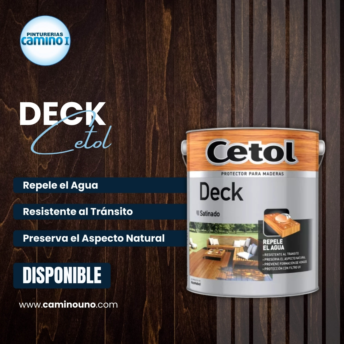 Cetol Deck SRD x 01 litros