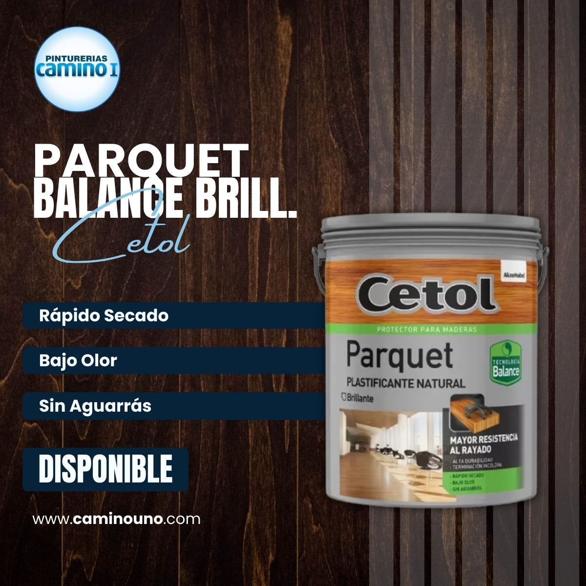 Parquet Balance Brillante x 04 litros