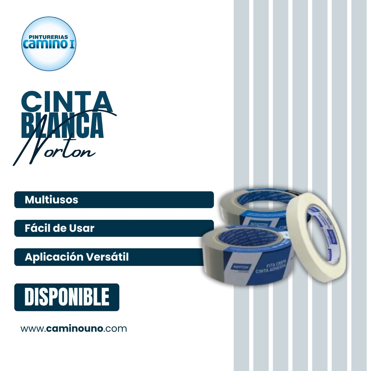 Cinta Blanca Norton