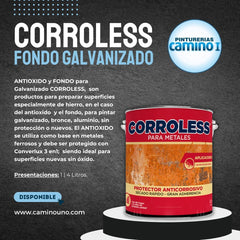 Fondo Galvanizado Corroless Petrilac x 01 litros