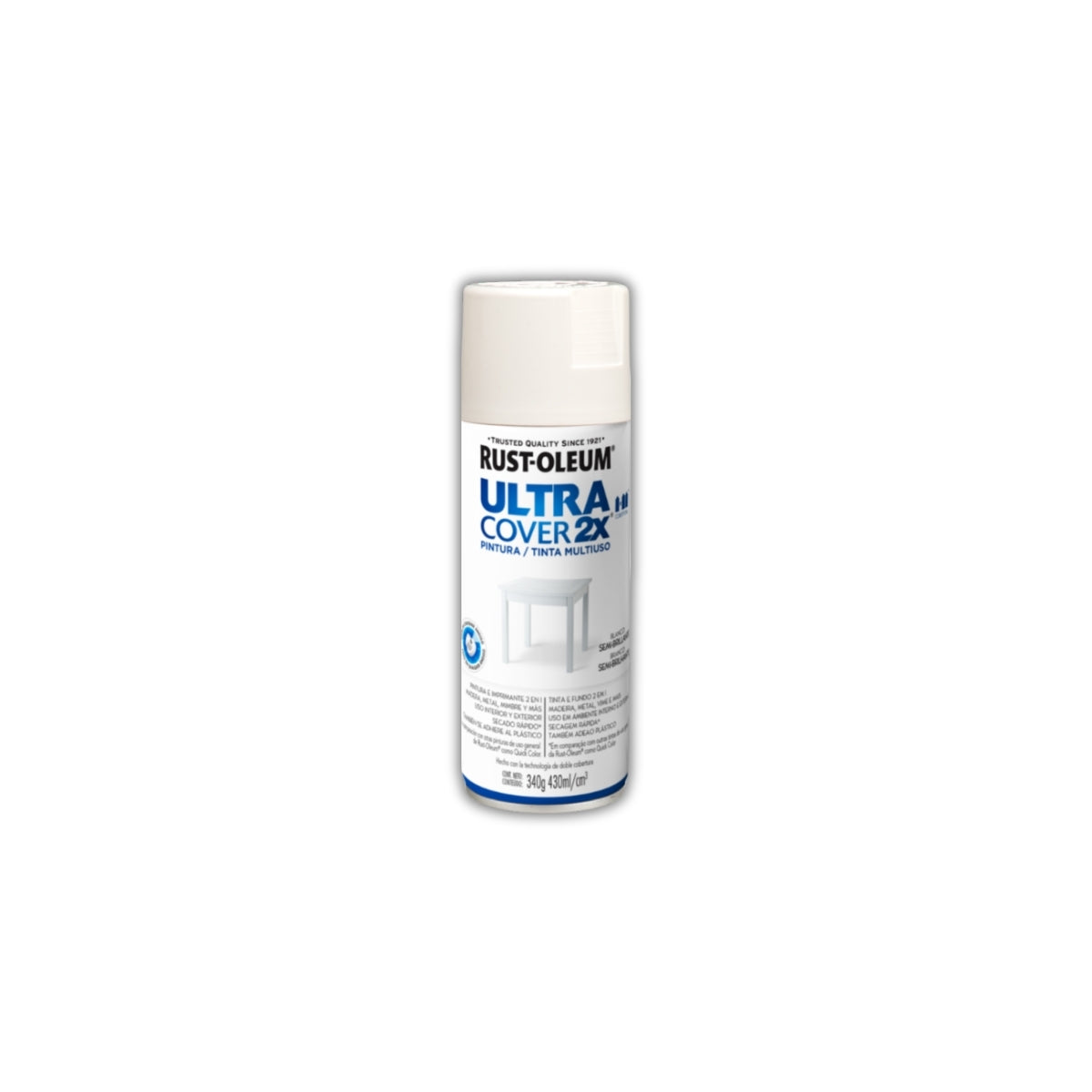 Aerosol Ultra Cover Semi-Brillante Rust-Oleum x 340 gramos