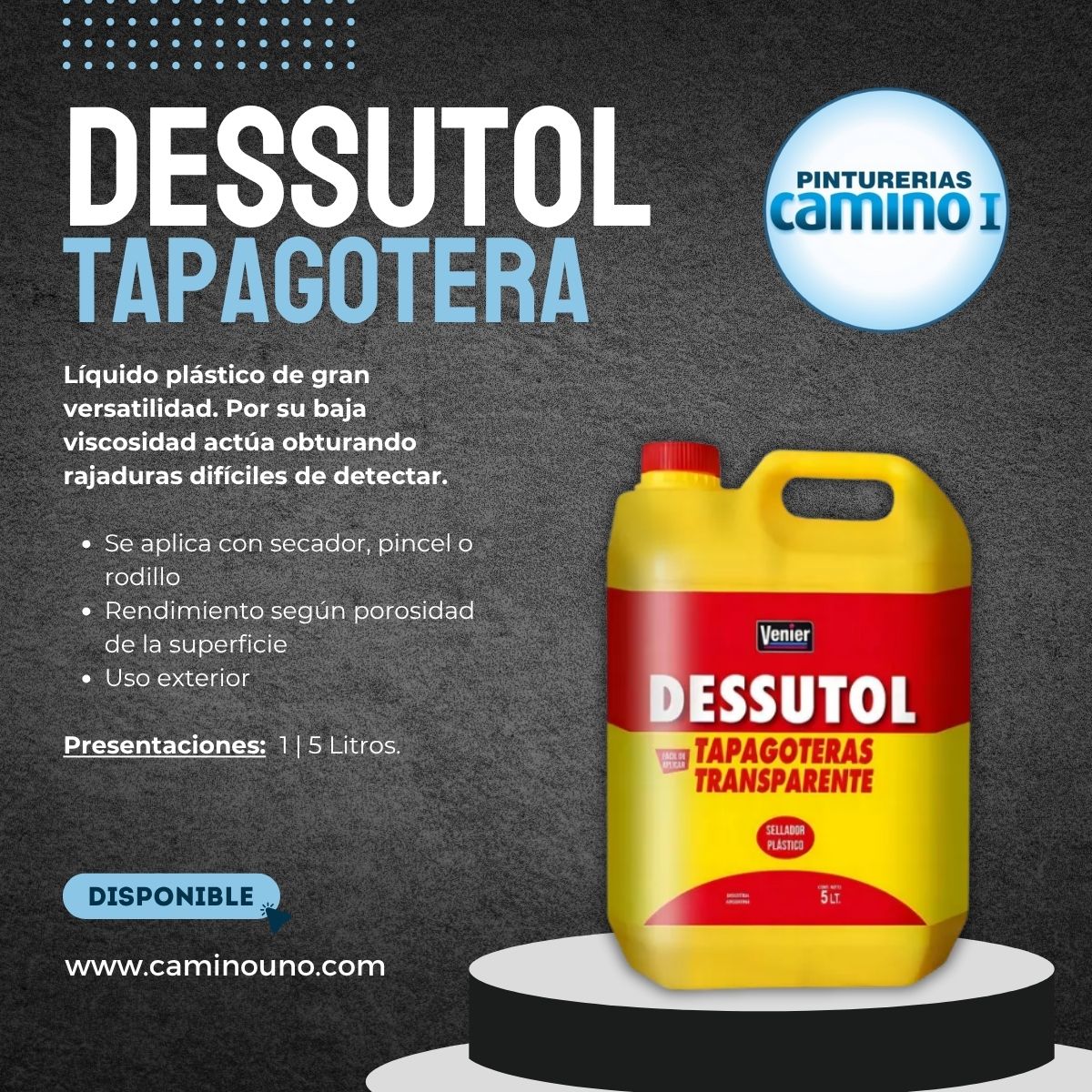 Dessutol Tapagoteras 1700 Venier x 01 litros