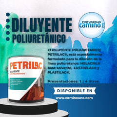 Diluyente Poliuretanico Petrilac x 01 litros