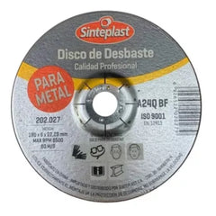 Disco de Desbaste 115x6x22,23 Sinteplast