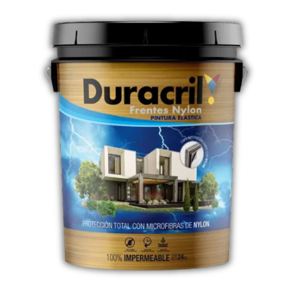 Impermeabilizante Frentes Nylon Duracril x 24 kilos