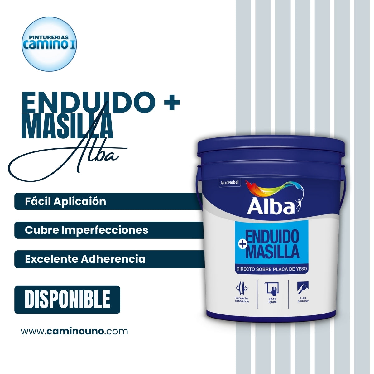 Enduido+Masilla Alba x 20 litros