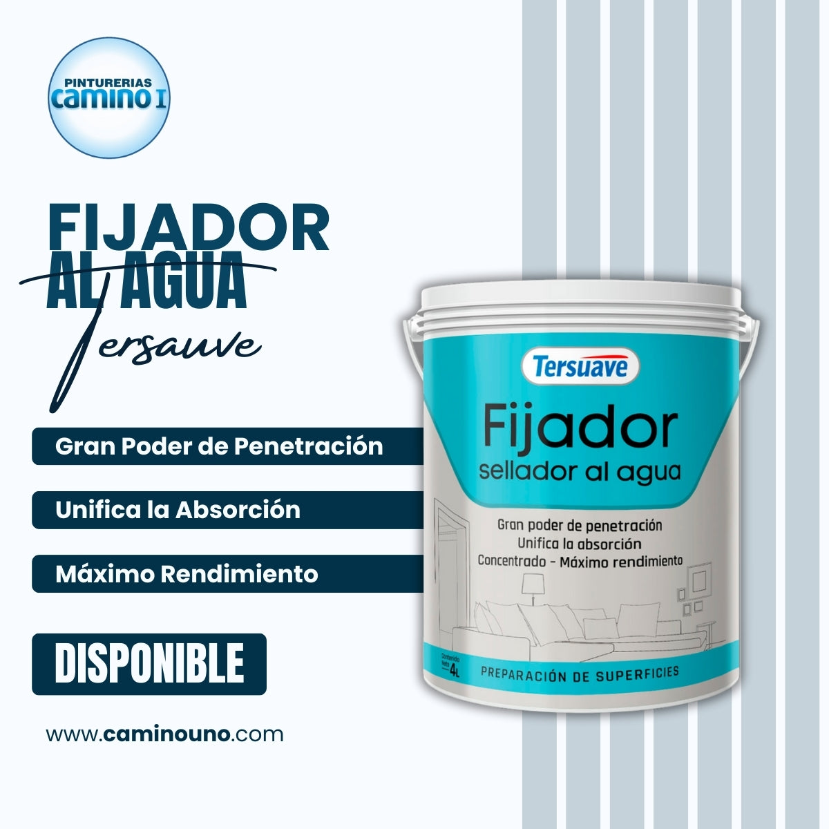 Fijador Sellador Tersuave x 04 litros