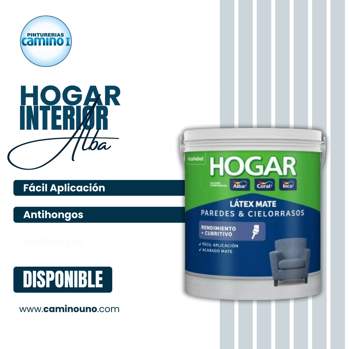 Latex Interior Hogar Alba x 20 litros