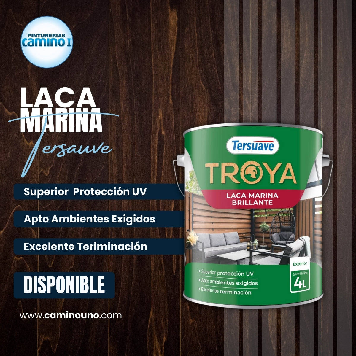 Troya Laca Marina Tersuave x 01 litros