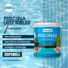 Piscina Látex Acrílico Tersuave x 20 litros