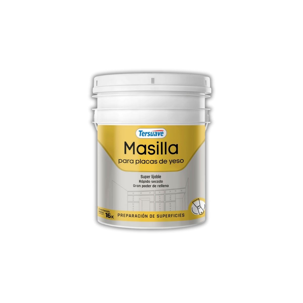 Masilla para Placa de Yeso Tersuave x 16 kg