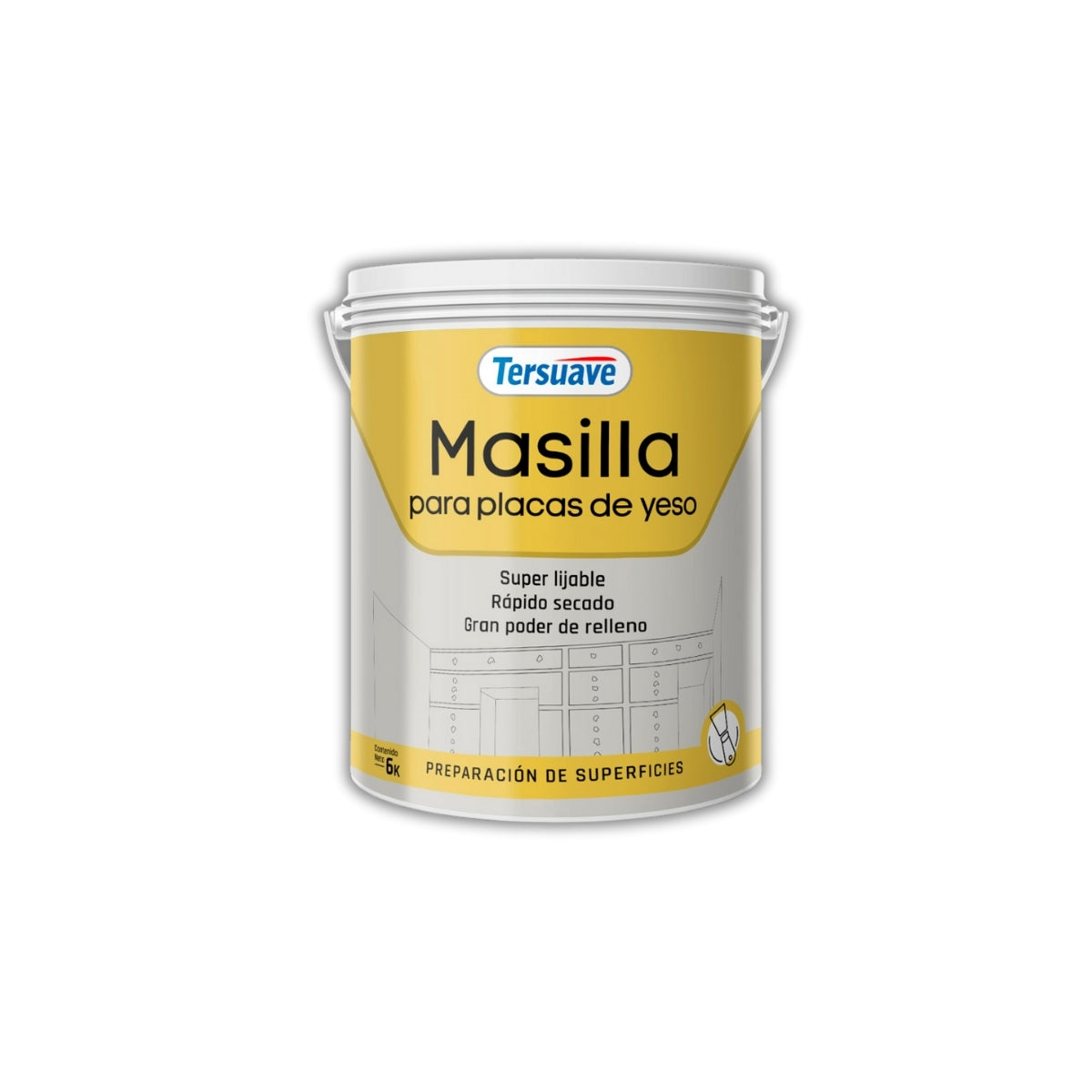 Masilla para Placa de Yeso Tersuave x 06 kg