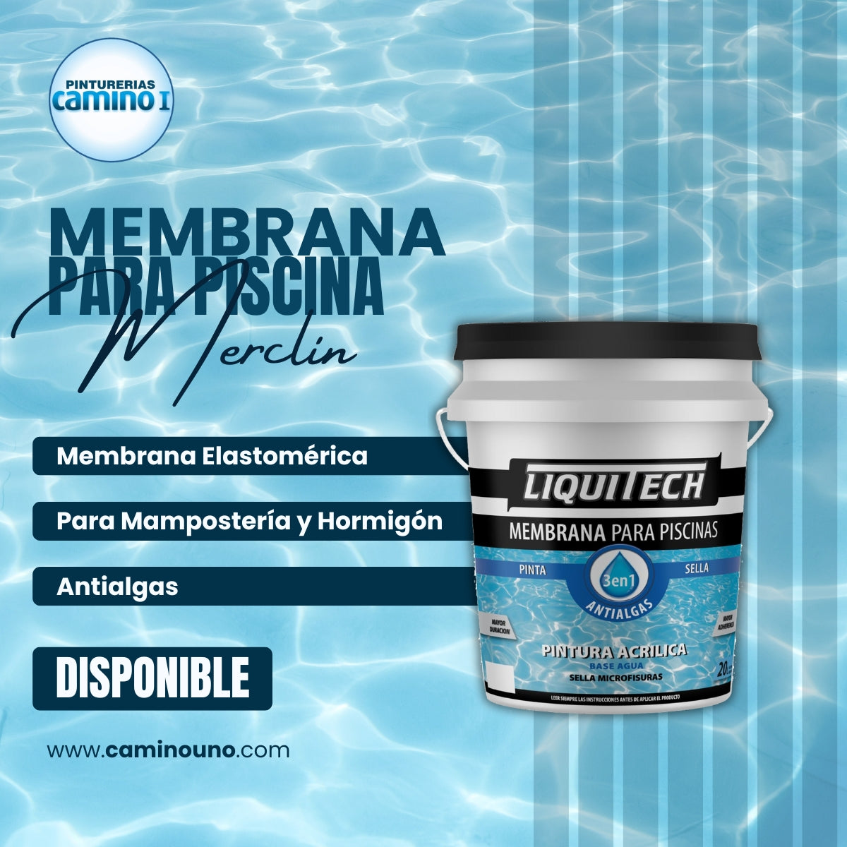 Liquitech Piscina Acuosa Merclin x 10