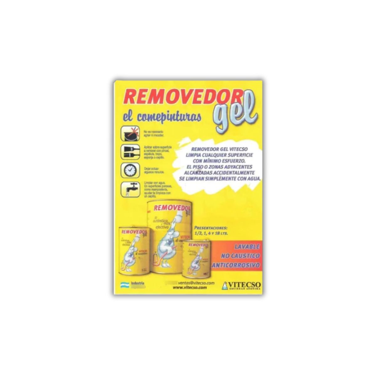 Removedor Gel Vitecso "El Comepinturas" x 18 litros