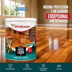 Vimaderas Hidrolaca Brillante Vitreaux x 01 litros