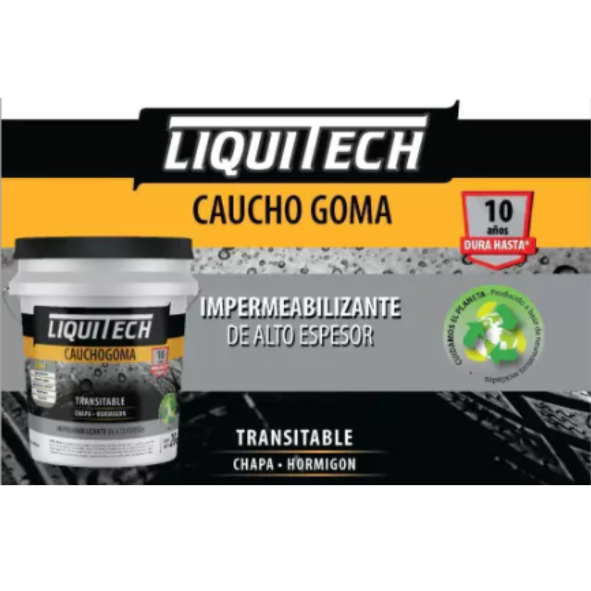 Liquitech CauchoGoma Impermeabilizante x 04 kg