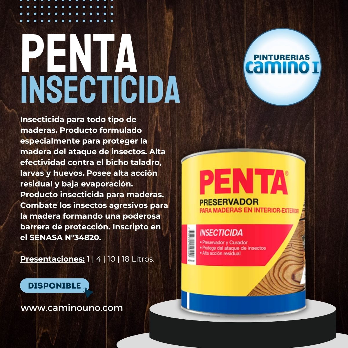 Penta Insecticida Petrilac X 10 litros