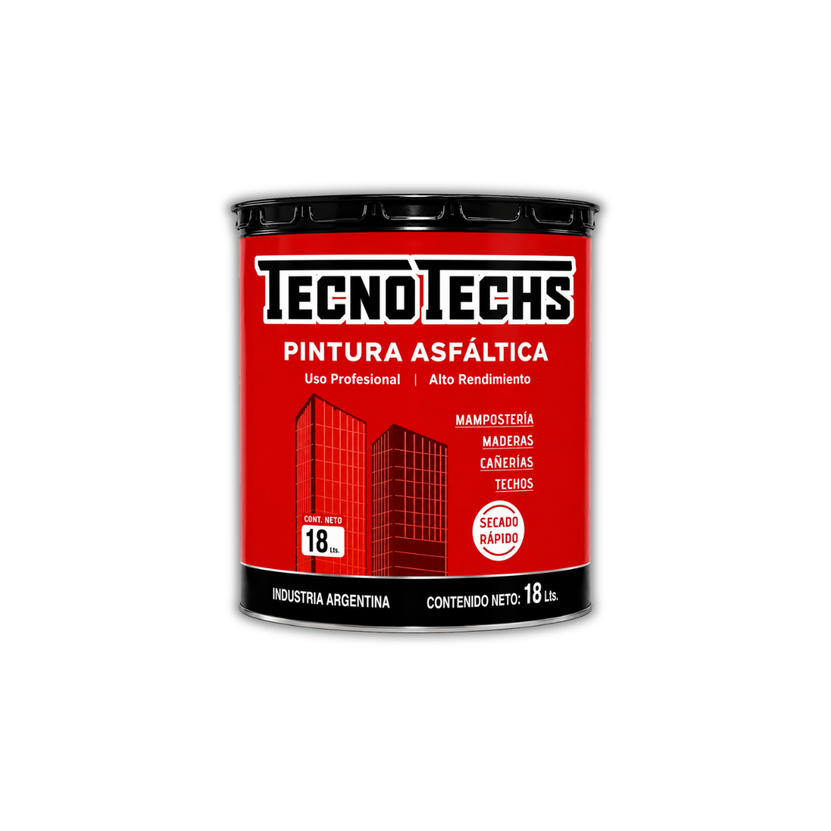 Pintura Asfáltica TecnoTechs x 10 litros