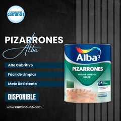 Esmalte para Pizarron Alba x 01 litros