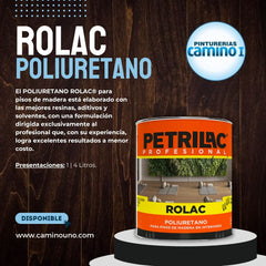 Laca Poliuretanica Rolac Petrilac x 01 litros