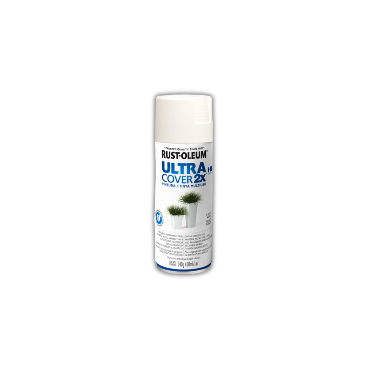 Aerosol Ultra Cover® Mate Rust-Oleum x 340 gramos