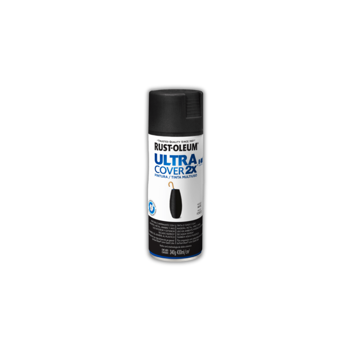 Aerosol Ultra Cover® Mate Rust-Oleum x 340 gramos