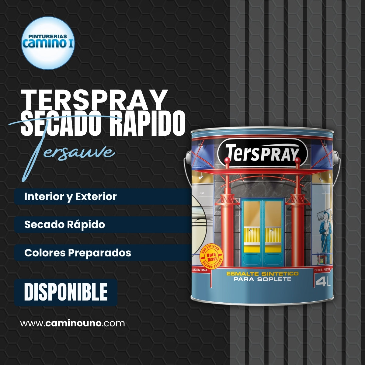 Terspray Secado Rapido x 01 litros