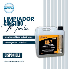 Limpiador Caustico KU7 Merclin x 05 litros