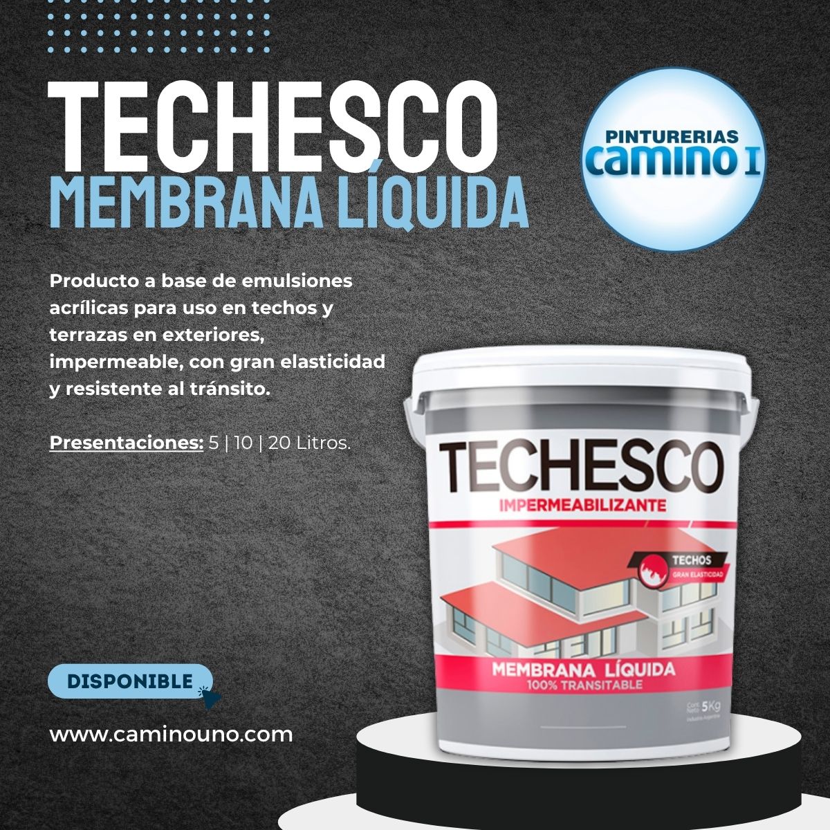 Membrana en pasta Techesco x 20 kg