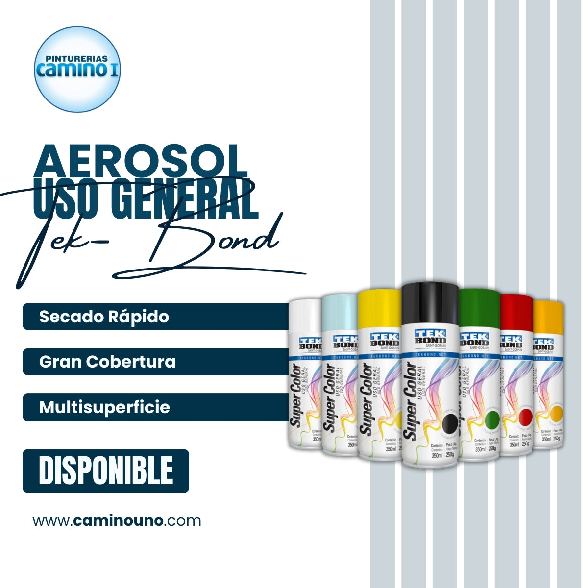 Aerosol Uso General Mate Tek Bond x 350 mililitros