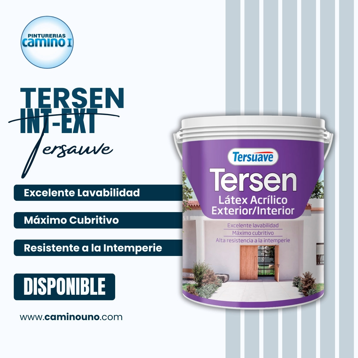 Tersen Interior-Exterior Tersuave x 10 litros
