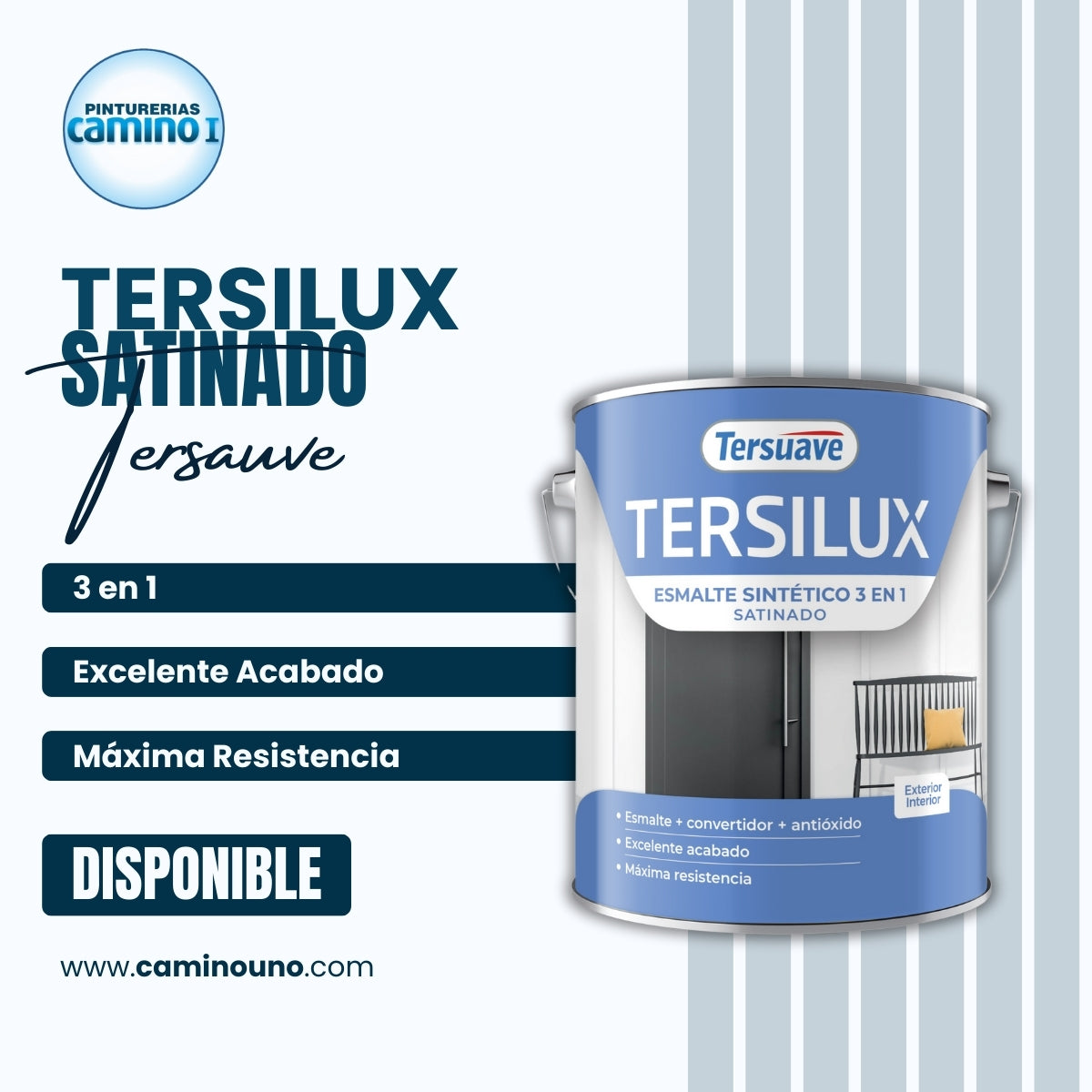 Sintetico Satinado Tersilux Tersuave x 01 litros