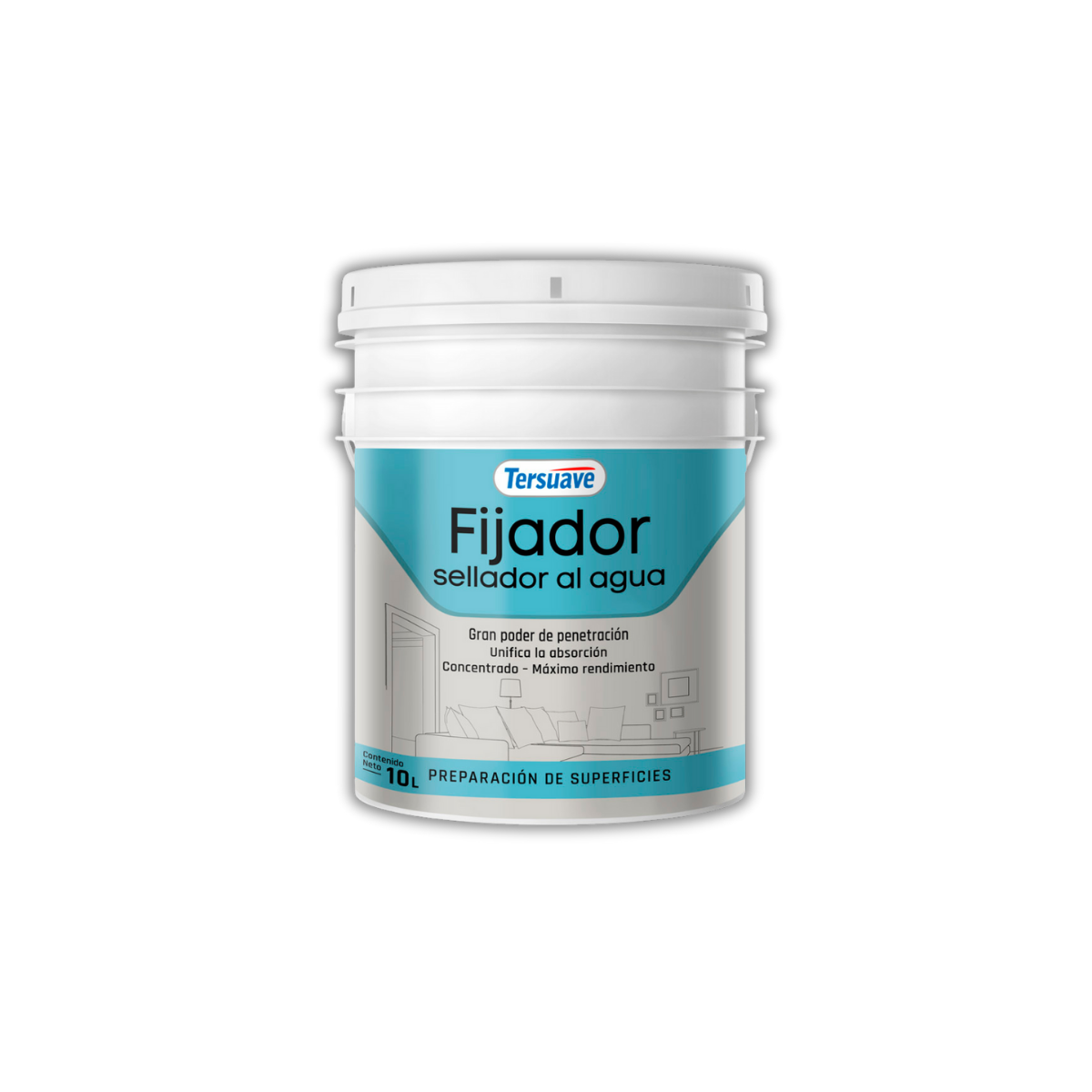 Fijador Sellador Tersuave x 10 litros
