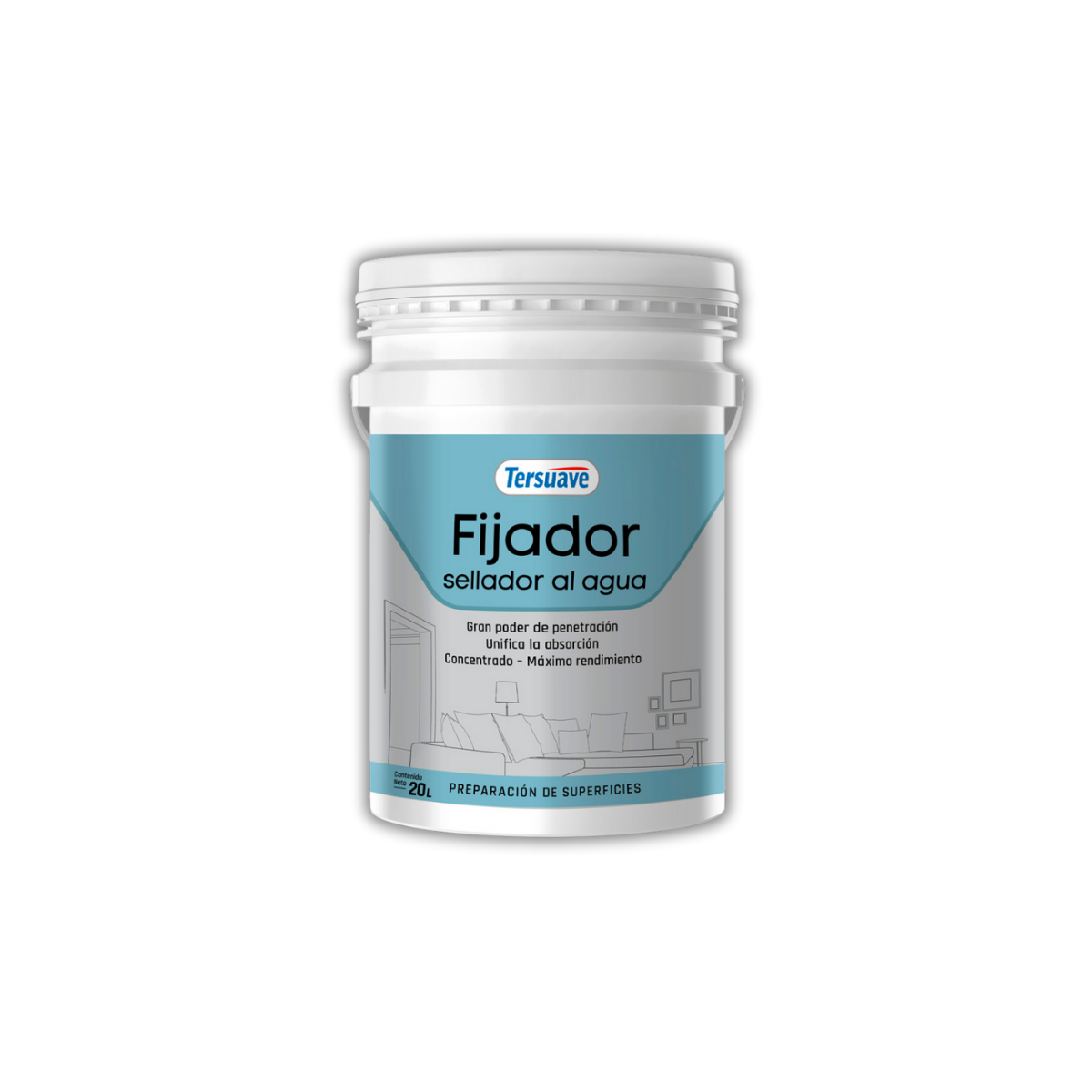 Fijador Sellador Tersuave x 20 litros