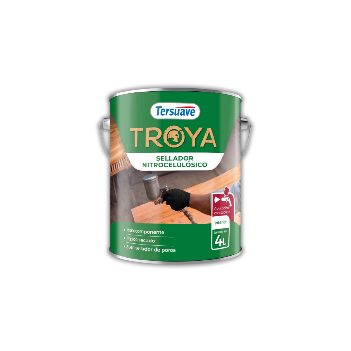 Troya Sellador Nitrocelulósico Tersuave x 04 litros